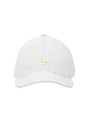 Tom Ford Tf Cotton Canvas & Leather Baseball Cap