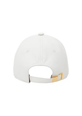 Tom Ford Tf Cotton Canvas & Leather Baseball Cap