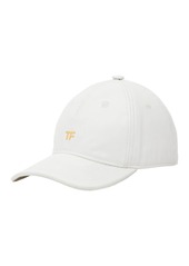 Tom Ford Tf Cotton Canvas & Leather Baseball Cap