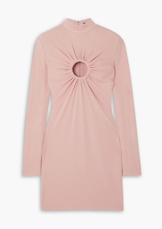 TOM FORD - Cutout stretch-crepe mini dress - Pink - IT 44