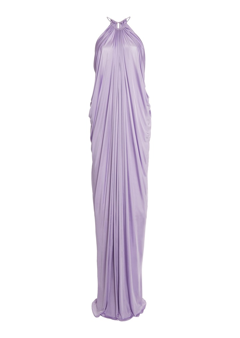 Tom Ford - Draped Halterneck Gown - Purple - IT 40 - Moda Operandi