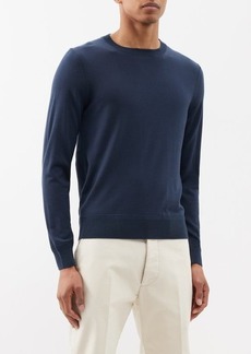 Tom Ford - Merino Wool Sweater - Mens - Navy - 44 EU/IT