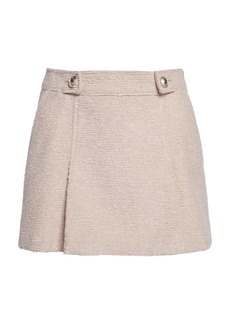 Tom Ford - Pleated Wool-Bouclé Mini Skirt - Nude - IT 40 - Moda Operandi