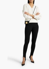 TOM FORD - Ribbed cashmere-blend stirrup leggings - Black - XS