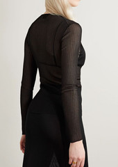 TOM FORD - Ribbed-knit cardigan - Black - L