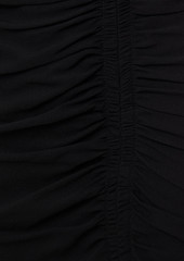 TOM FORD - Ruched stretch-crepe skirt - Black - IT 46