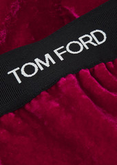 TOM FORD - Velvet mini skirt - Pink - IT 38