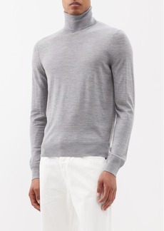 Tom Ford - Roll-neck Wool Sweater - Mens - Light Grey - 44 EU/IT