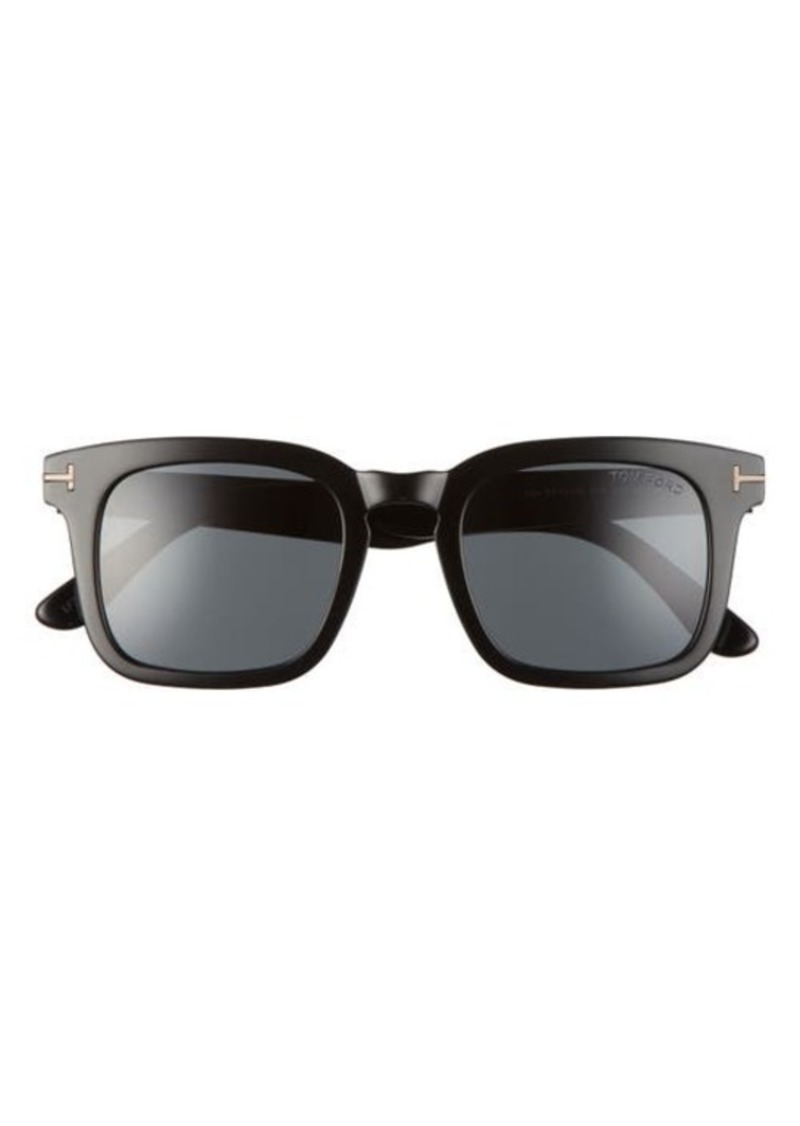 TOM FORD Dax 50mm Square Sunglasses