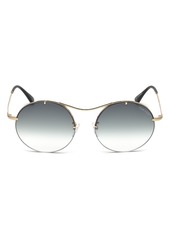 TOM FORD 58mm Round Sunglasses in Shiny Rose Gold /Smoke at Nordstrom Rack