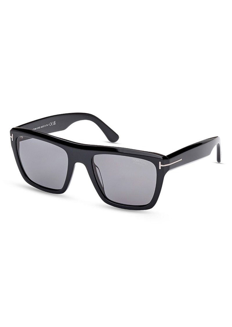 Tom Ford Alberto Square Sunglasses, 55mm