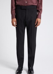 TOM FORD Atticus Wool Plain Weave Trousers