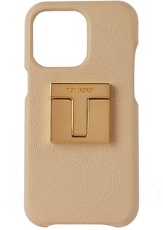TOM FORD Beige iPhone 13 Pro Case