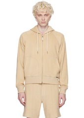 TOM FORD Beige Towelling Hoodie