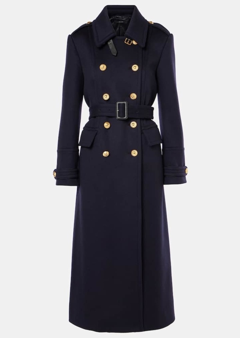 Tom Ford Belted virgin wool felt coat