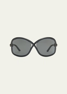 TOM FORD Bettina Acetate Butterfly Sunglasses