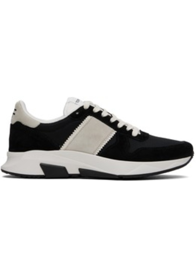 TOM FORD Black & Gray Jagga Sneakers