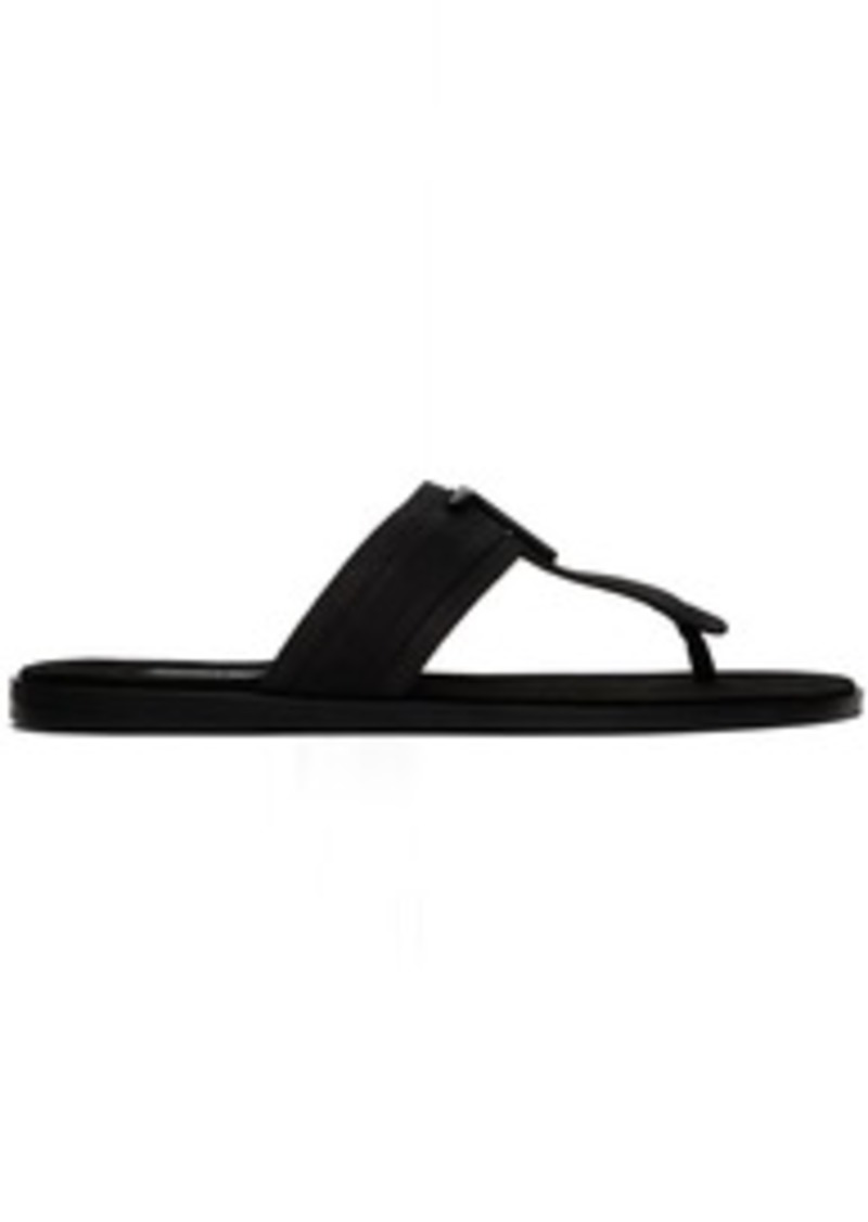 TOM FORD Black Brighton Flip Flops