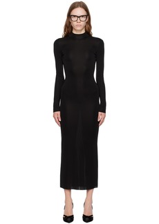 TOM FORD Black Crewneck Maxi Dress