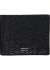 TOM FORD Black Grain Leather Classic Bifold Wallet