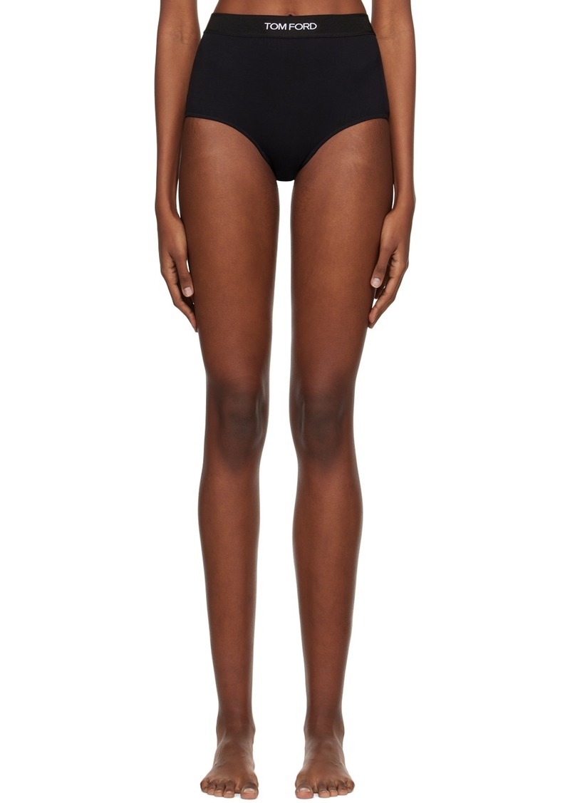 TOM FORD Black Jacquard Briefs