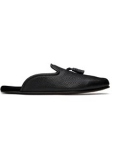 TOM FORD Black Leather Loafers