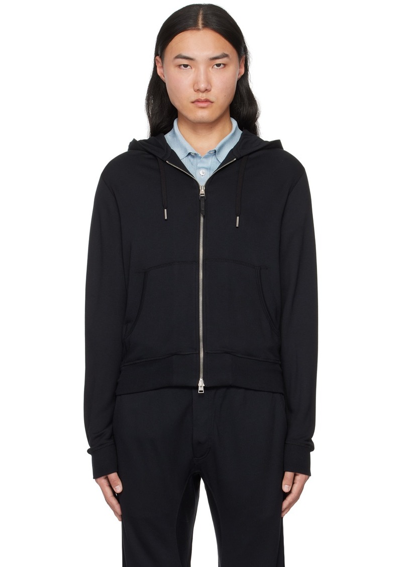 TOM FORD Black Lightweight Lounge Hoodie