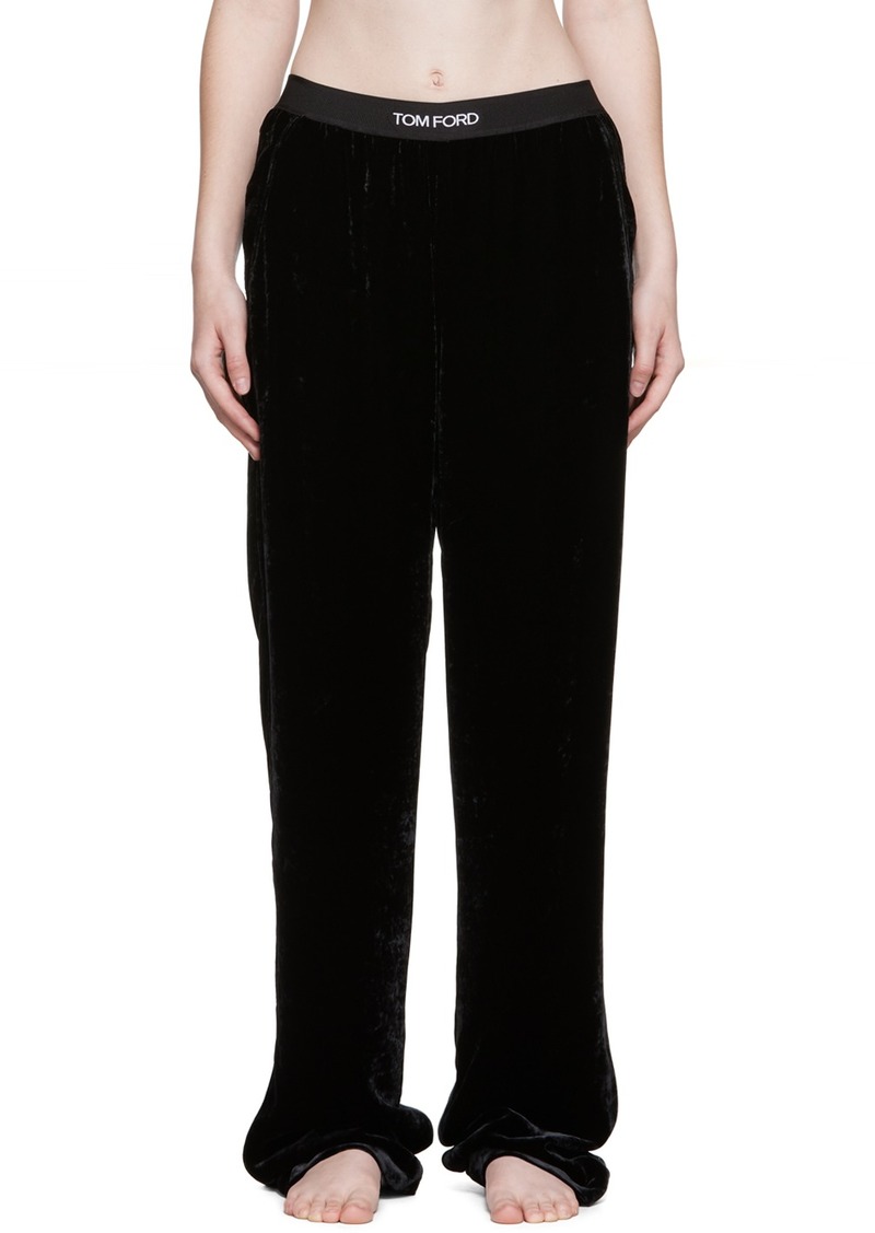 TOM FORD Black Lightweight Lounge Pants