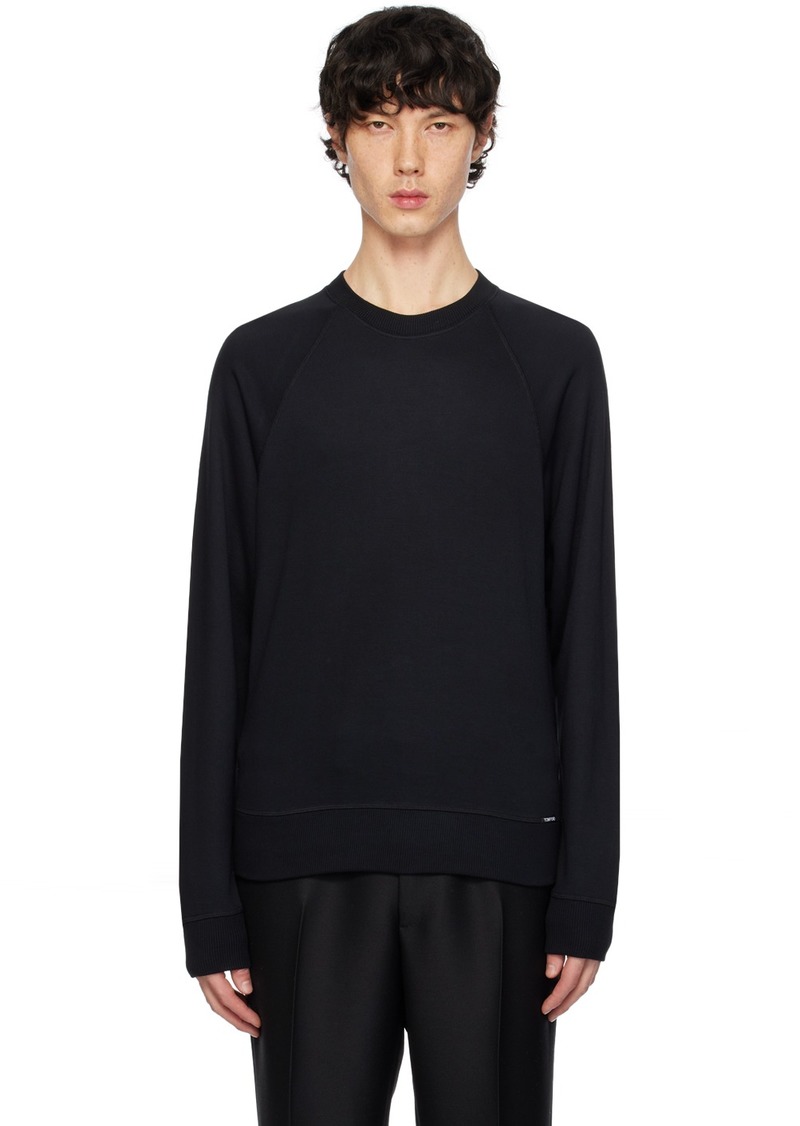 TOM FORD Black Raglan Sweatshirt