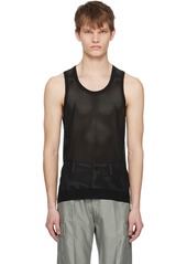 TOM FORD Black Semi-Sheer Tank Top