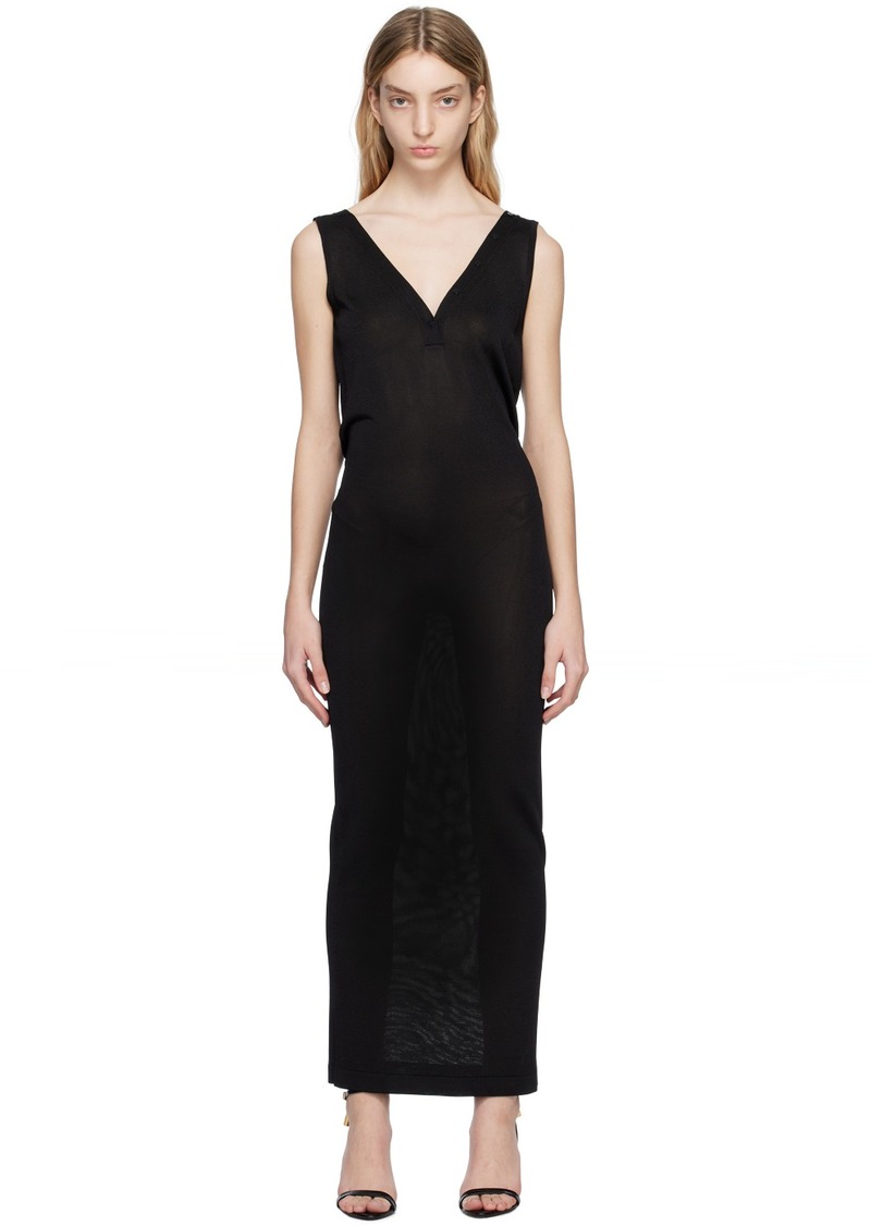 TOM FORD Black Slinky Maxi Dress