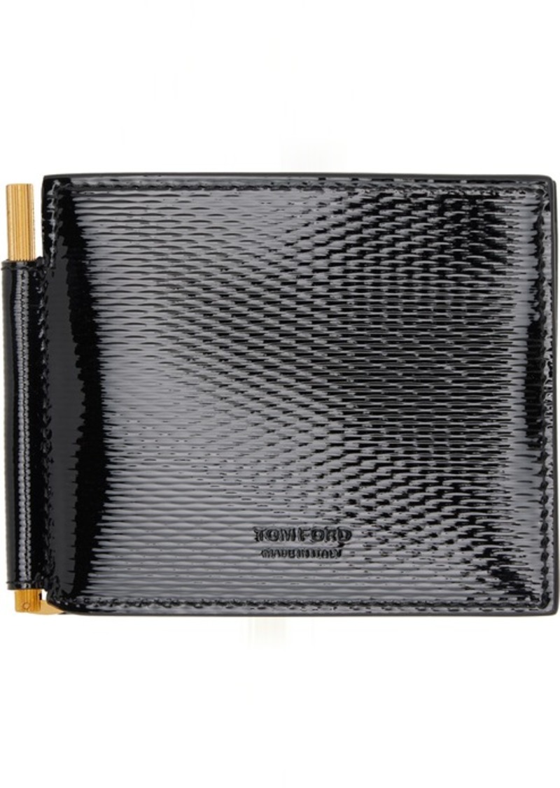 TOM FORD Black Vertigo Money Clip Wallet