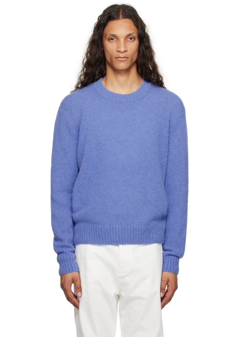 TOM FORD Blue Alpaca Sweater