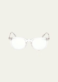 TOM FORD Blue Filtering Acetate Round Glasses
