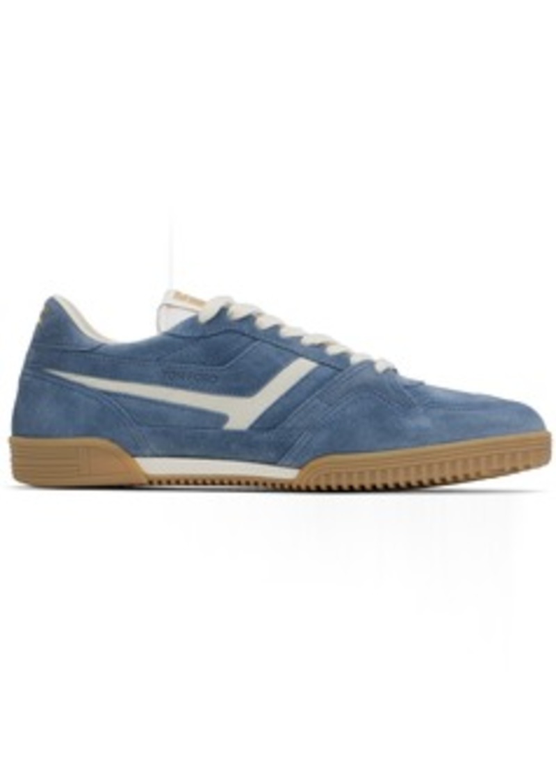 TOM FORD Blue Suede Jackson Sneakers