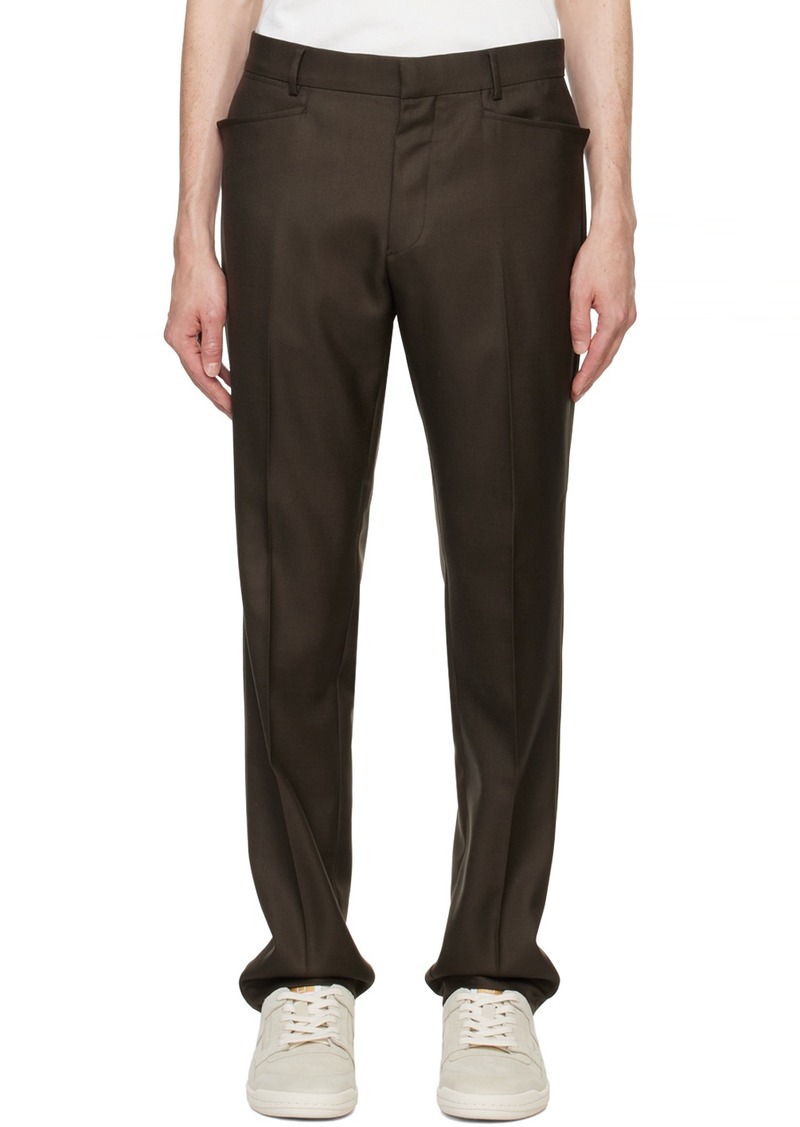 TOM FORD Brown Atticus Western Pocket Trousers