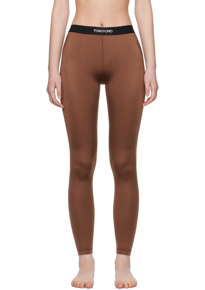 TOM FORD Brown Signature Leggings