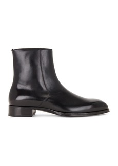 TOM FORD Burnished Leather Ankle Boot