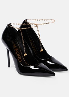 Tom Ford Chain 105 patent leather pumps