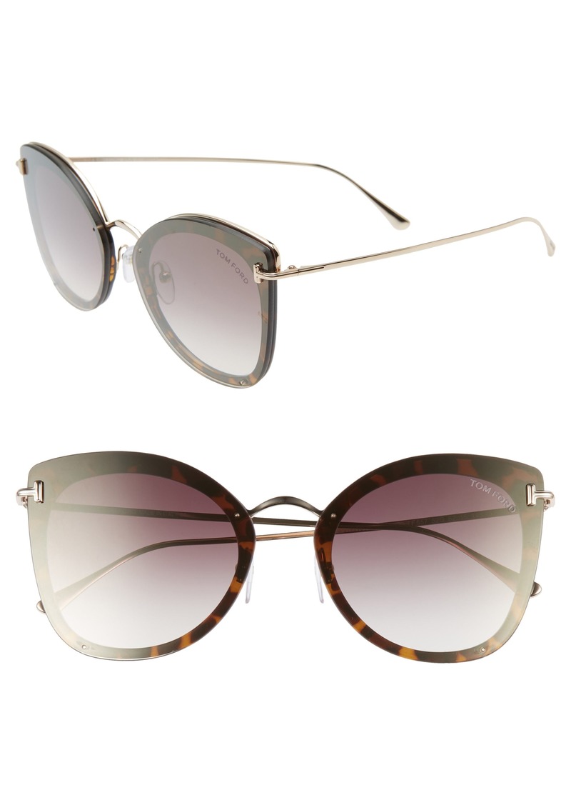 tom ford oversized butterfly sunglasses