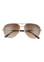 TOM FORD Clark 59mm Gradient Pilot Sunglasses in Rose Gold /Gradient Brown at Nordstrom Rack