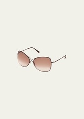 TOM FORD Colette Metal-Frame Butterfly Sunglasses