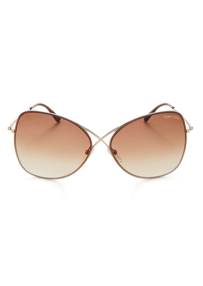 Tom Ford Colette Round Sunglasses, 60mm