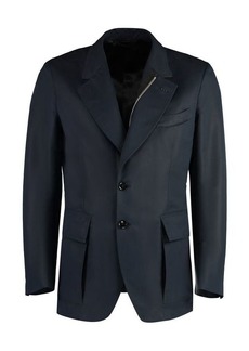 TOM FORD COTTON BLEND SINGLE-BREAST JACKET