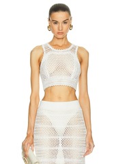 TOM FORD Crochet Cropped Top