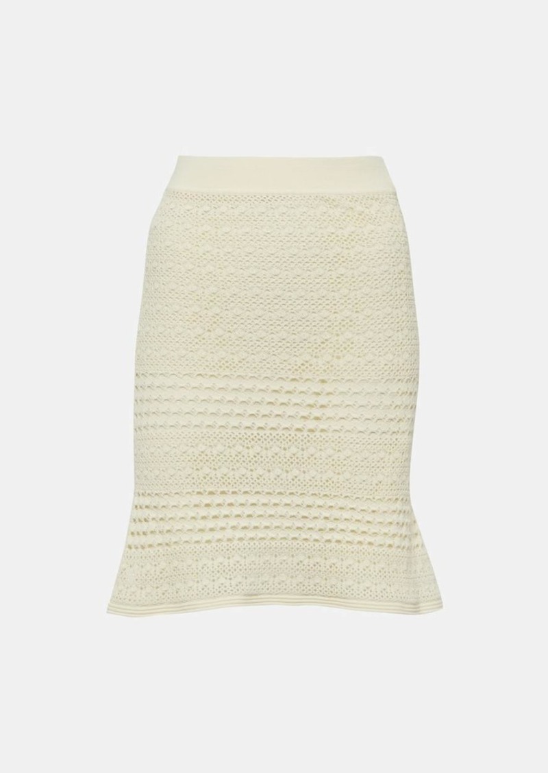 Tom Ford Crochet miniskirt