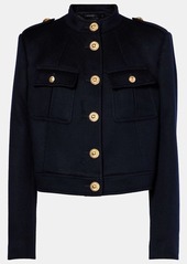 Tom Ford Cropped wool and cashmere jacket