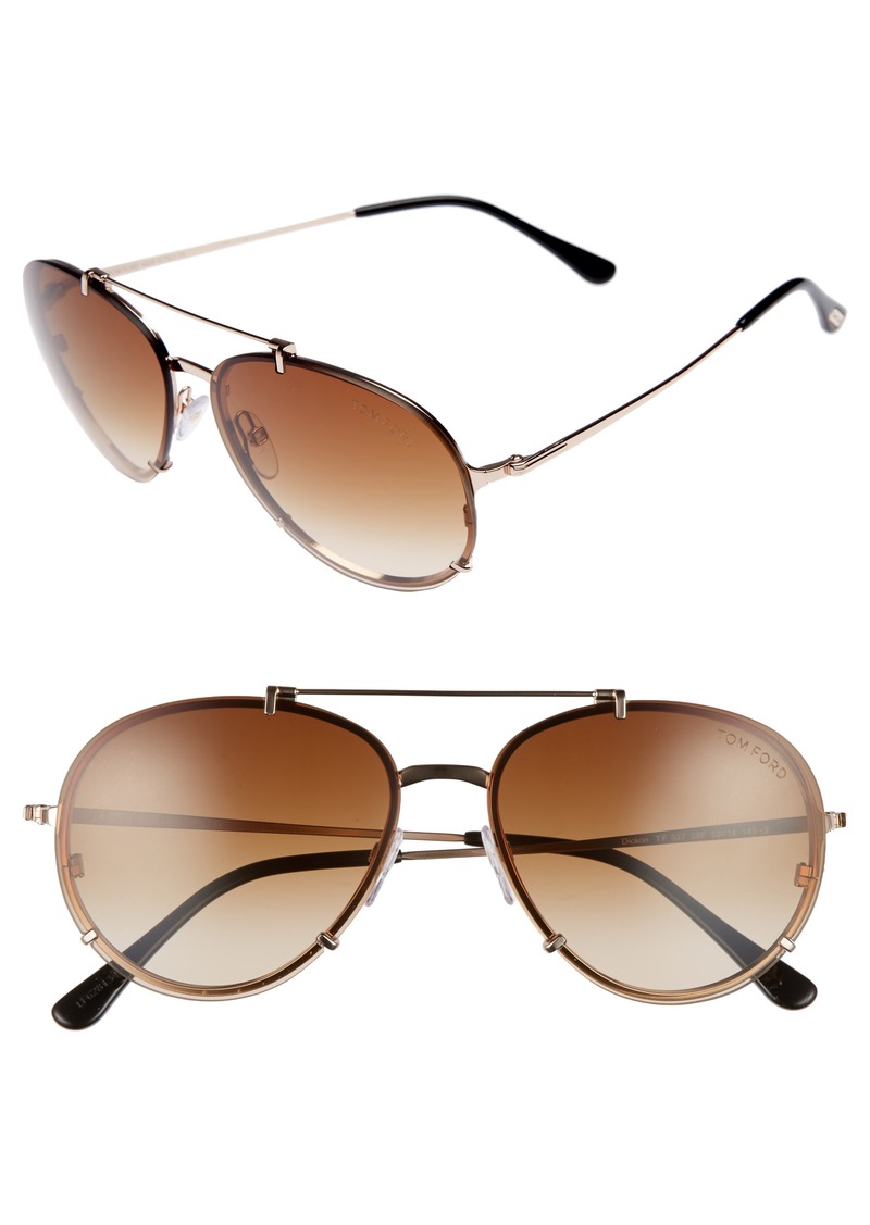 Tom Ford Tom Ford Dickon 59mm Aviator Sunglasses | Sunglasses