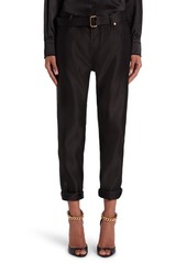 TOM FORD Duchesse Cotton Denim Boyfriend Pants