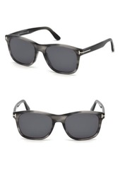 TOM FORD Eric 55mm Sunglasses in Grey/Other/Smoke at Nordstrom